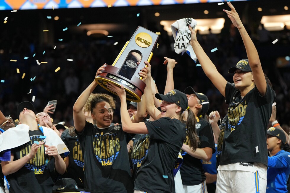 Associated Press image for UCLA storms past South Carolina to claim its 1st NCAA women’s basketball title - AP News