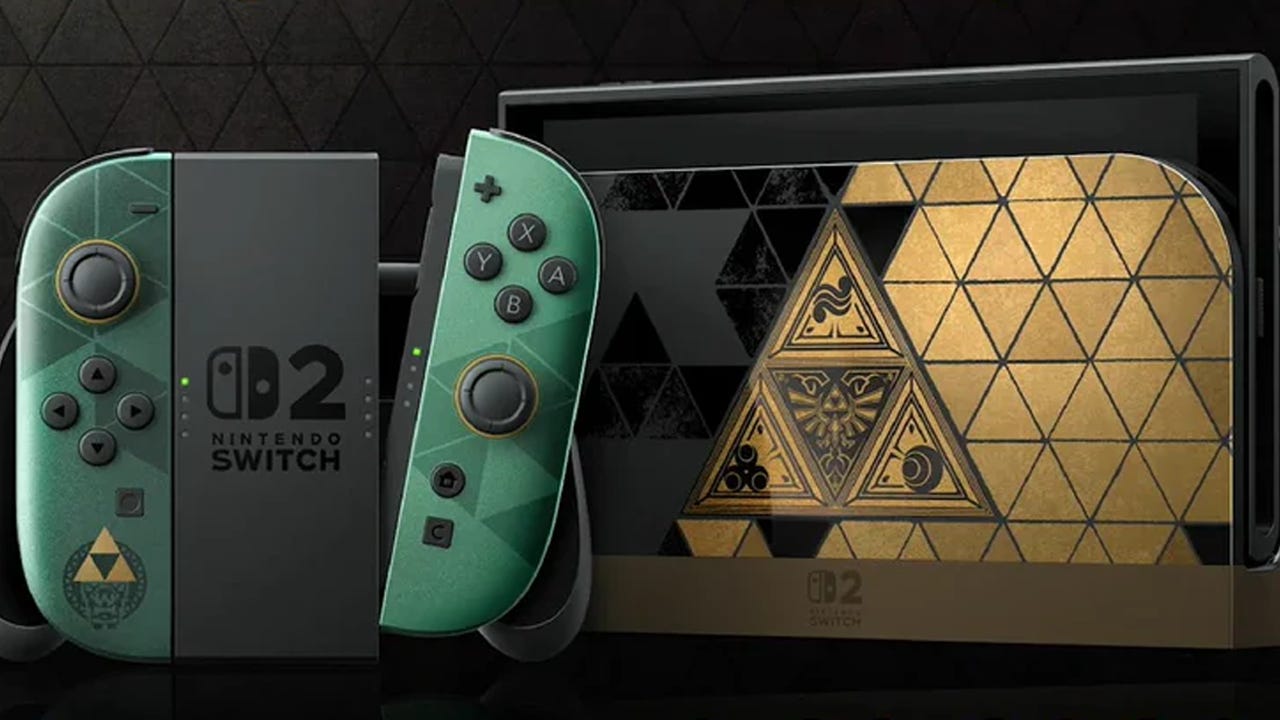 IGN image for The Legend of Zelda 40th Anniversary Switch 2 Console and Accessory Preorders Are Live in the UK - IGN