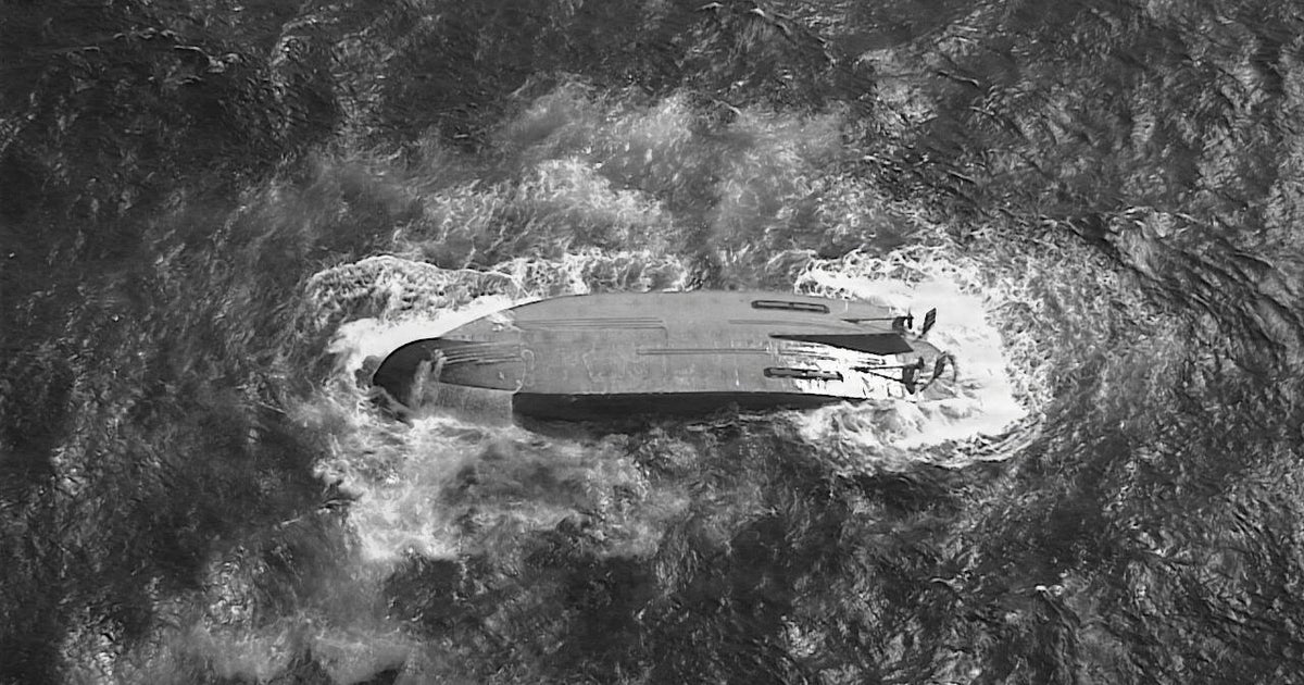 CBS News image for 6 crew missing after U.S.-flagged ship found overturned in Pacific following powerful typhoon - CBS News