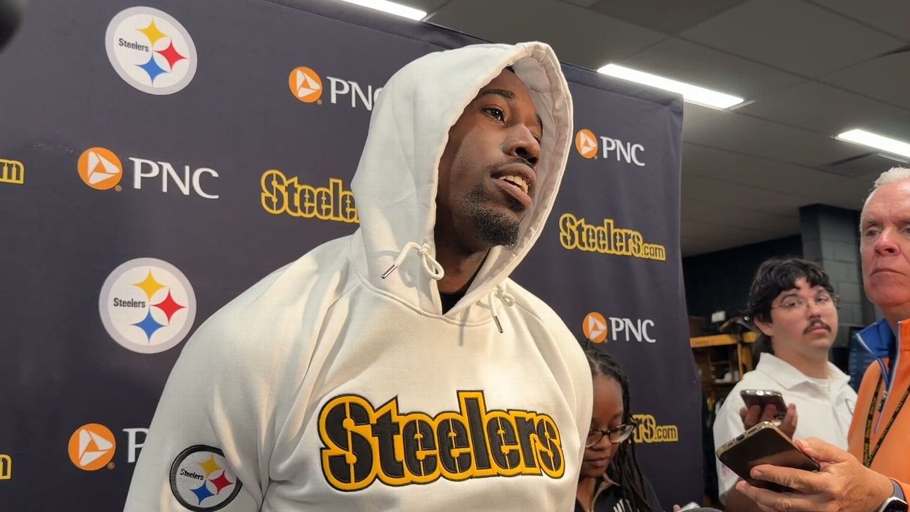 ESPN image for Joey Porter says he'll play for Steelers in '26 but when TBD - ESPN