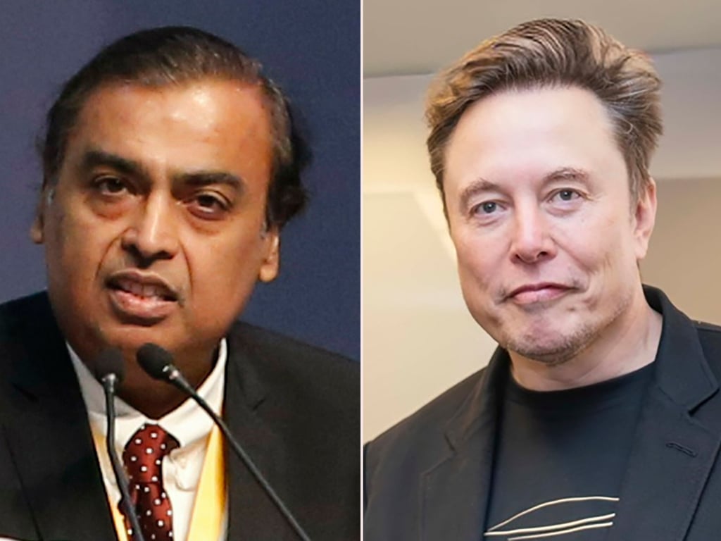 Al Jazeera English image for Musk vows ‘affordable’ Starlink in India as he escalates feud with Ambani - Al Jazeera