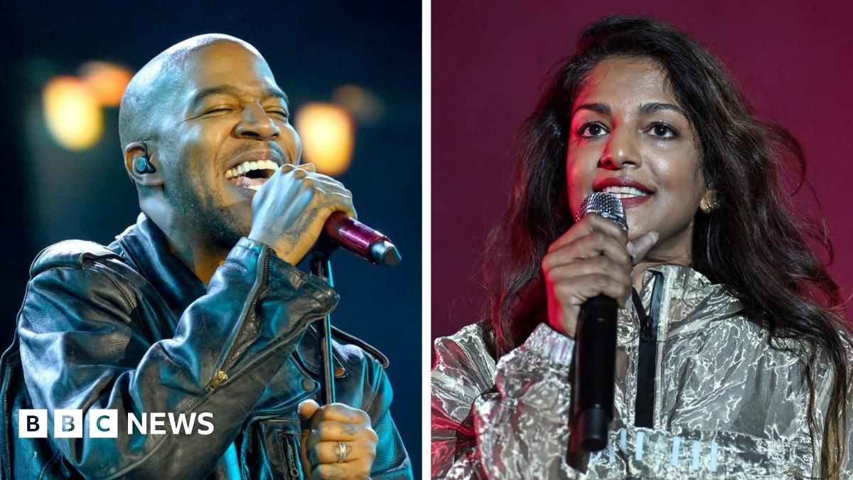BBC News image for Rapper Kid Cudi fires M.I.A after political rant at Dallas show