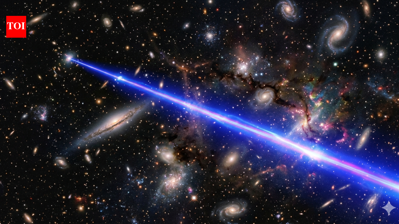 The Times of India image for Astronomers detect mega-laser beam signal from 8 billion light-years away - The Times of India
