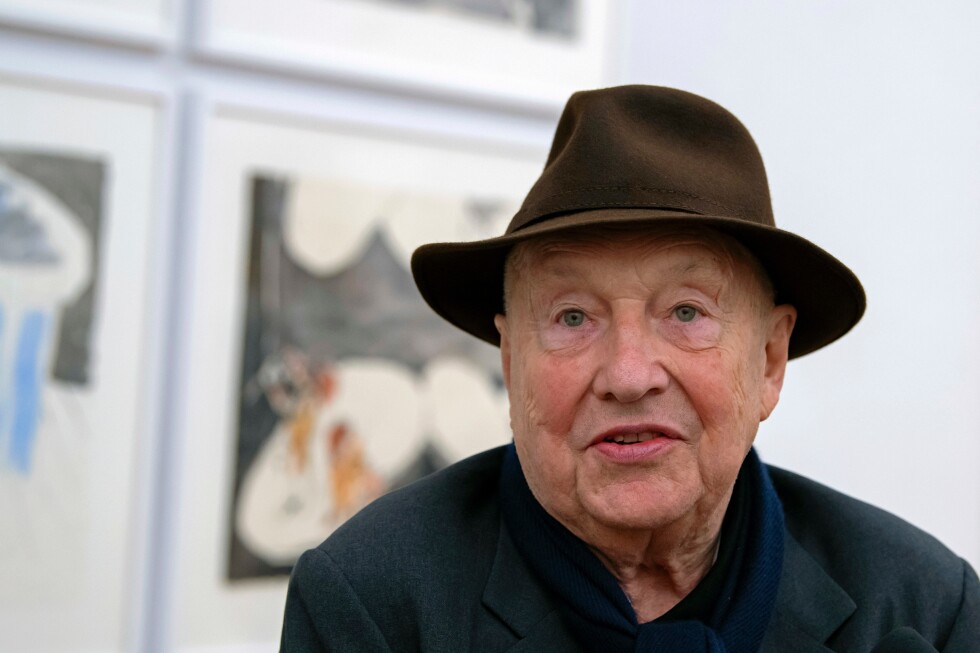 Associated Press image for Georg Baselitz, German artist known for provocation and upside-down paintings, dies at 88 - AP News