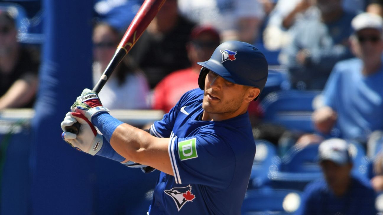 ESPN image for Sources: Astros finalizing trade for Blue Jays' Daulton Varsho - ESPN