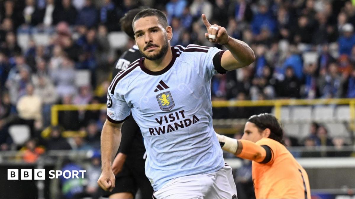 BBC News image for Aston Villa: Champions League victory in Brugge gives Villa lift-off with first win of season - BBC