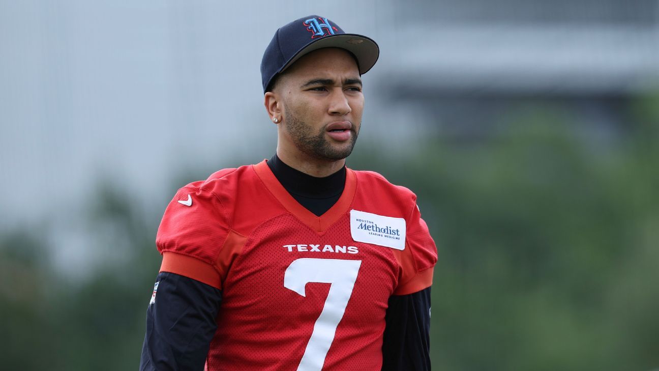 ESPN image for Sources: C.J. Stroud, Texans to table extension talks - ESPN