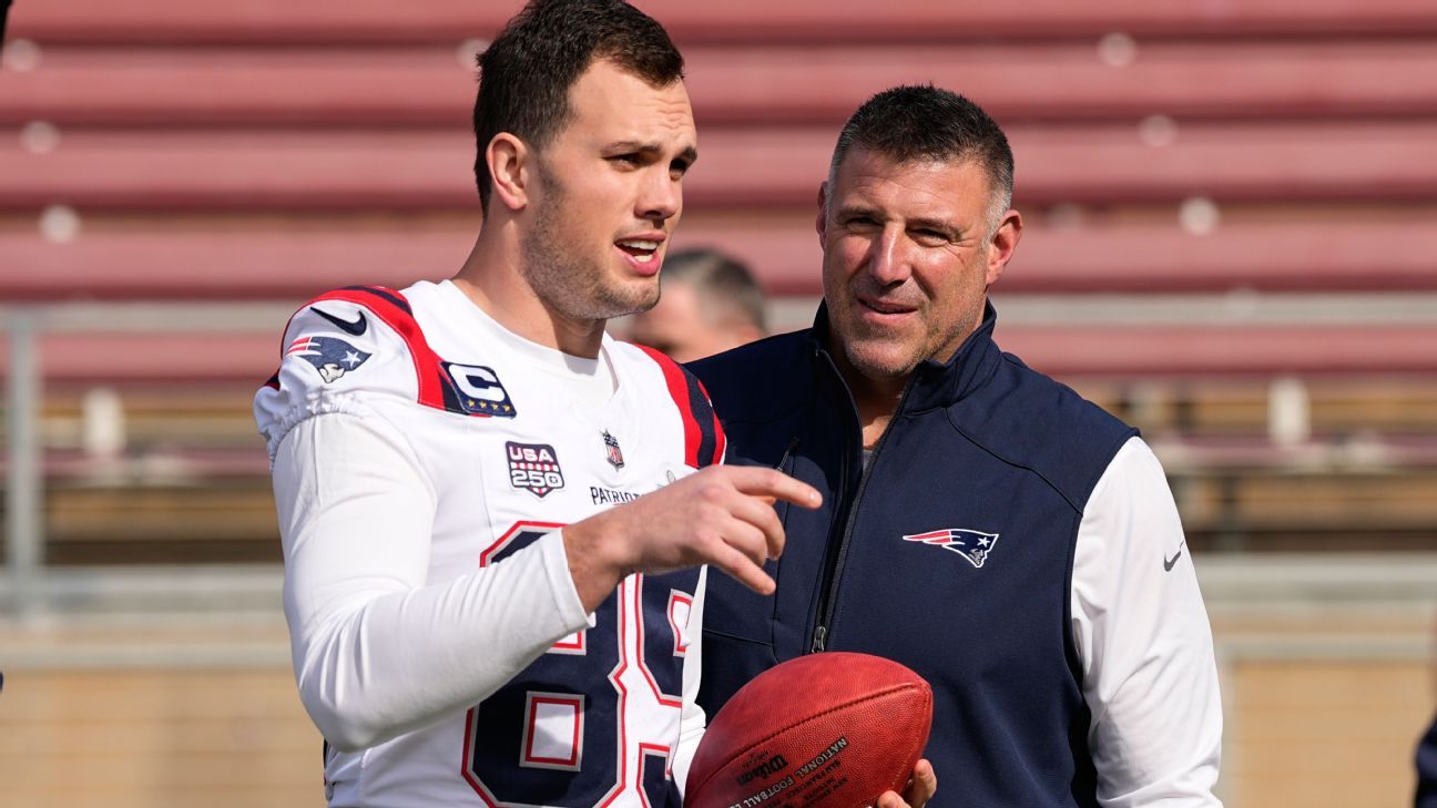 ESPN image for Patriots players support Vrabel, stay focused on football - ESPN