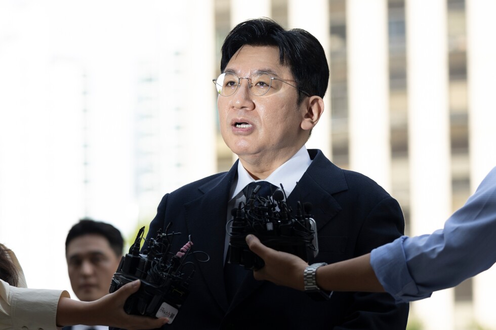 Associated Press image for South Korean police seek to arrest K-pop mogul behind BTS - AP News