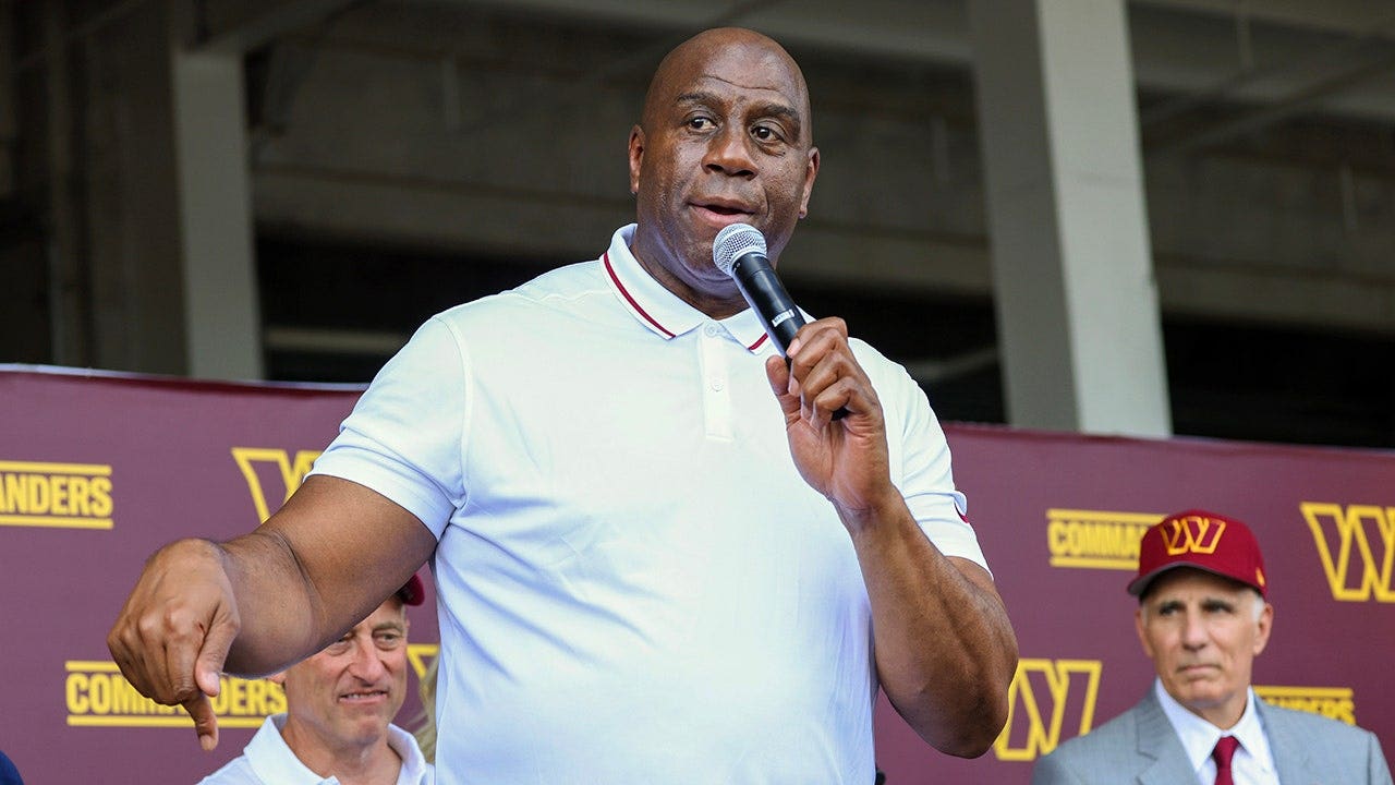 Fox News image for Magic Johnson makes rare critical post after Commanders' head-scratching tie against Giants - Fox News