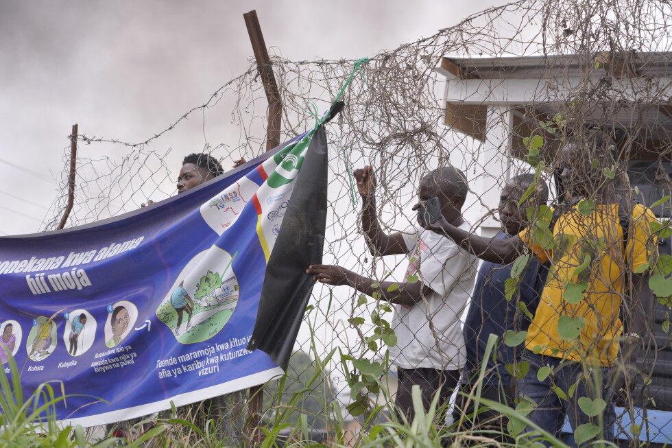 Associated Press image for Dozens at an Ebola treatment center in Congo strike over unpaid salaries and bonuses - AP News