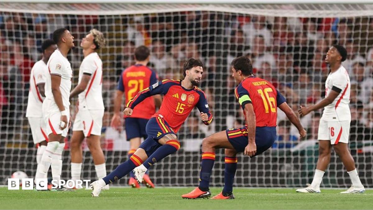 BBC News image for Nations League: Who made an uncharacteristic error? England player ratings v Spain - BBC