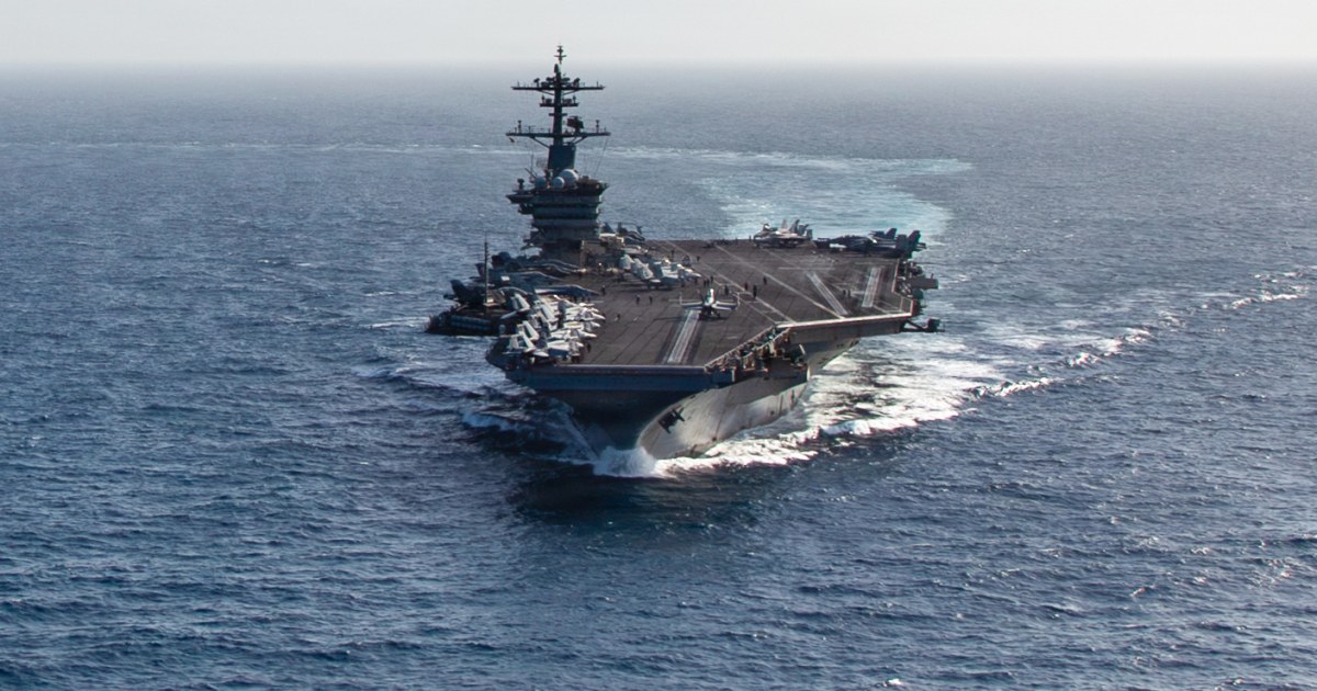 NBC News image for USS Abraham Lincoln to be replaced amid poor conditions for troops deployed to Middle East - NBC News