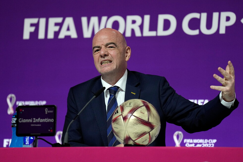 Associated Press image for UEFA says it’s lost confidence in FIFA’s Infantino after failed private equity plan - AP News
