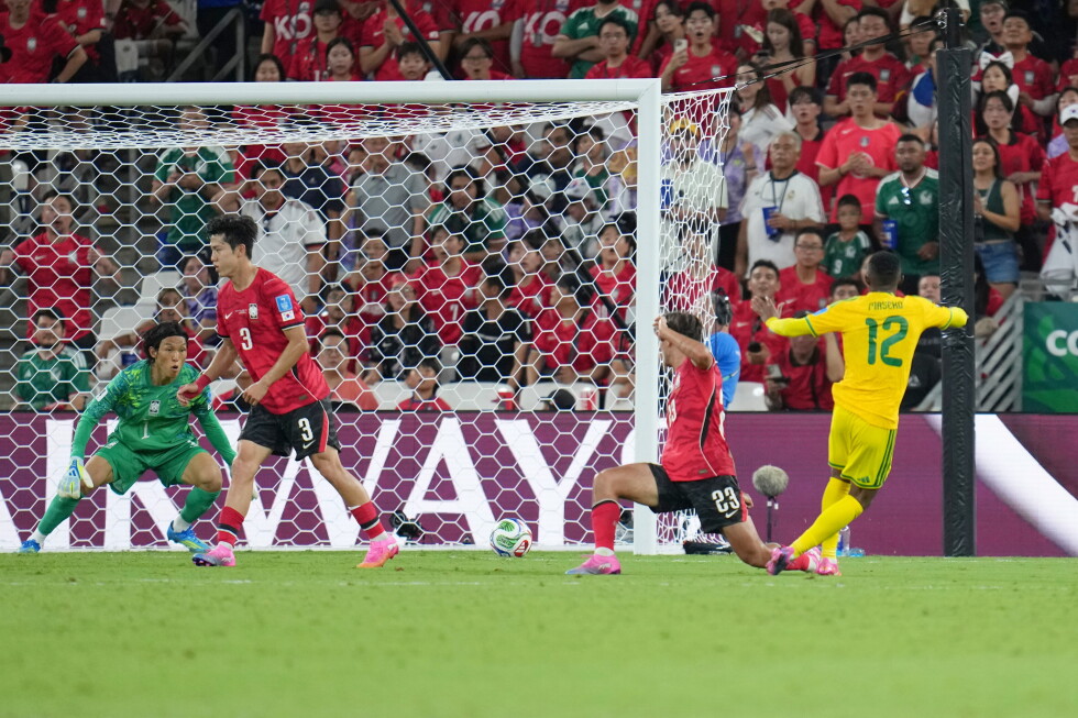 Associated Press image for South Africa reaches World Cup knockout round for 1st time with 1-0 win over South Korea - AP News