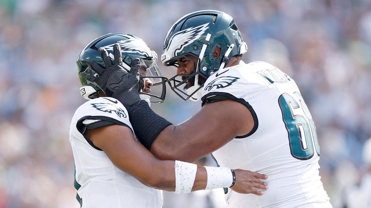 Fox News image for Jalen Hurts saves Eagles from ugly upset as Philadelphia escapes Titans to remain unbeaten - Fox News