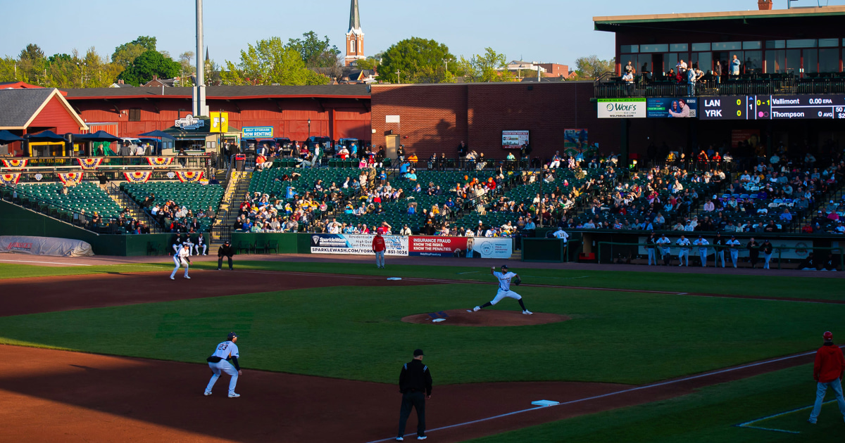 NBC News image for Minor league baseball team cancels Pride Night game after players refuse to wear rainbows - NBC News