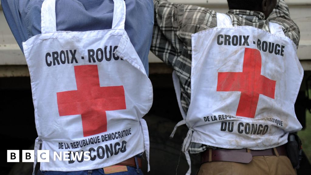 BBC News image for Red Cross volunteers die from suspected Ebola in DR Congo - BBC