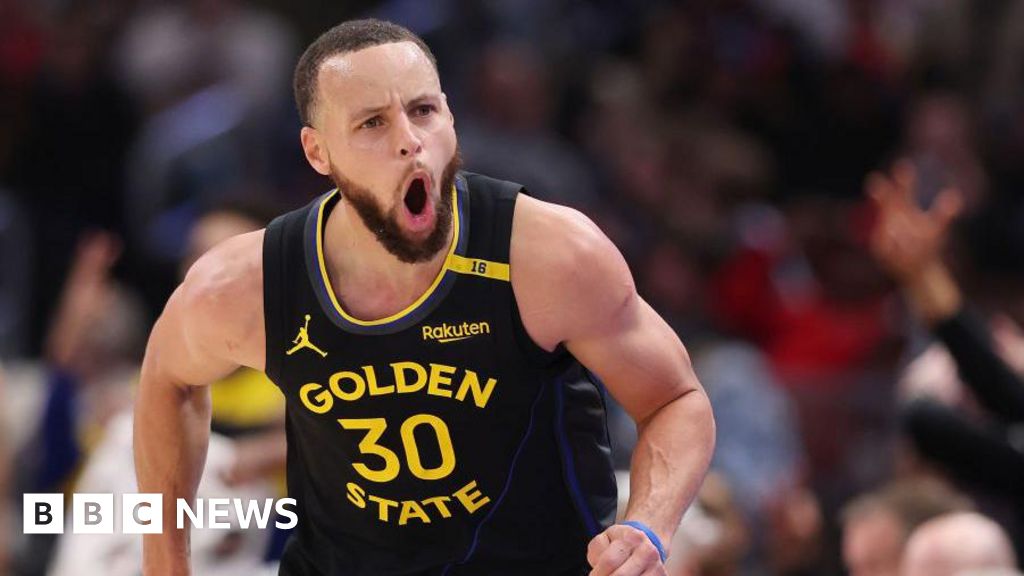 BBC News image for Steph Curry signs with Chinese brand Li-Ning after Under Armour split - BBC