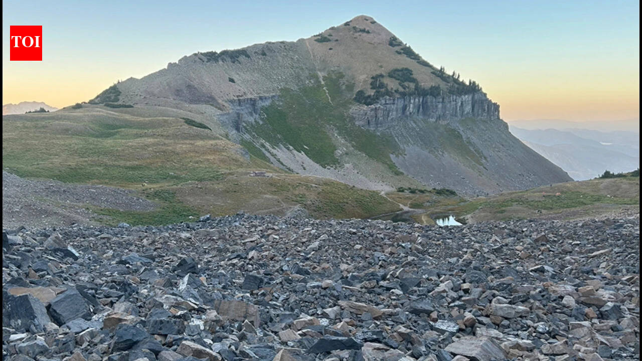The Times of India image for Scientists took 232 gravity readings across a Utah mountain and discovered 1.55 million cubic metres of ice hidden beneath loose rock, enough frozen water to fill about 600 Olym...