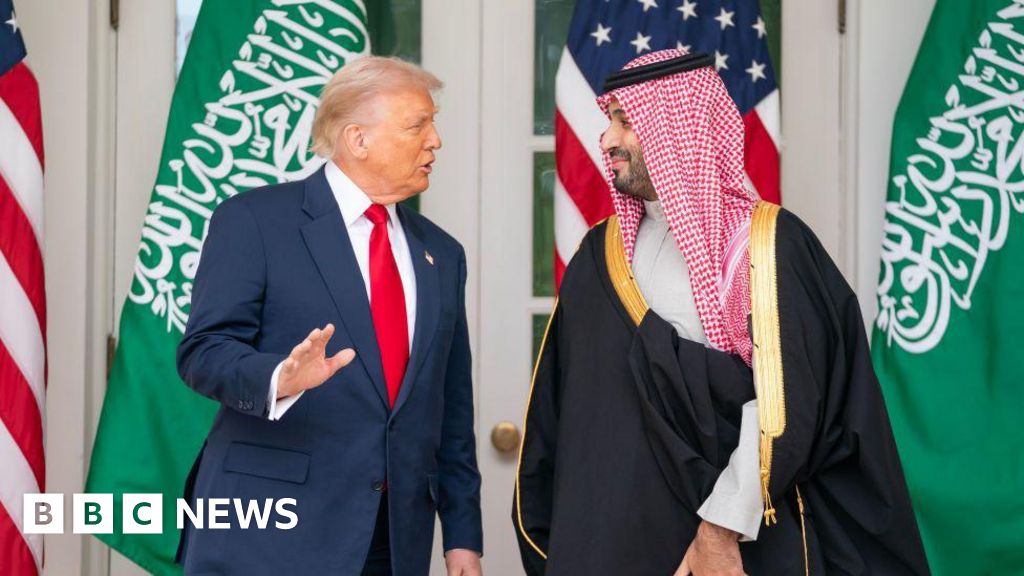 BBC News image for Trump's nuclear deal with Saudis jettisons longstanding US demands - BBC