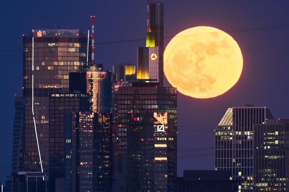 Associated Press image for A rare blue micromoon rises this weekend - AP News