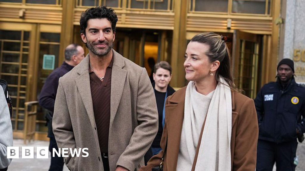 BBC News image for Justin Baldoni describes painful saga as he breaks silence on Blake Lively dispute - BBC