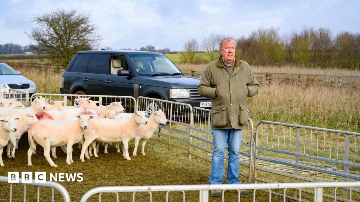 BBC News image for Sheep stolen from Jeremy Clarkson's Diddly Squat Farm