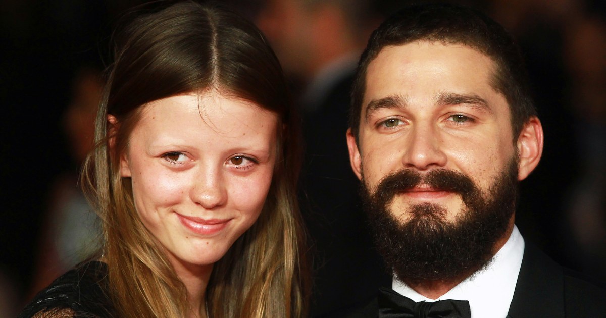 NBC News image for Mia Goth files for divorce from Shia LaBeouf after nearly 10 year marriage - NBC News