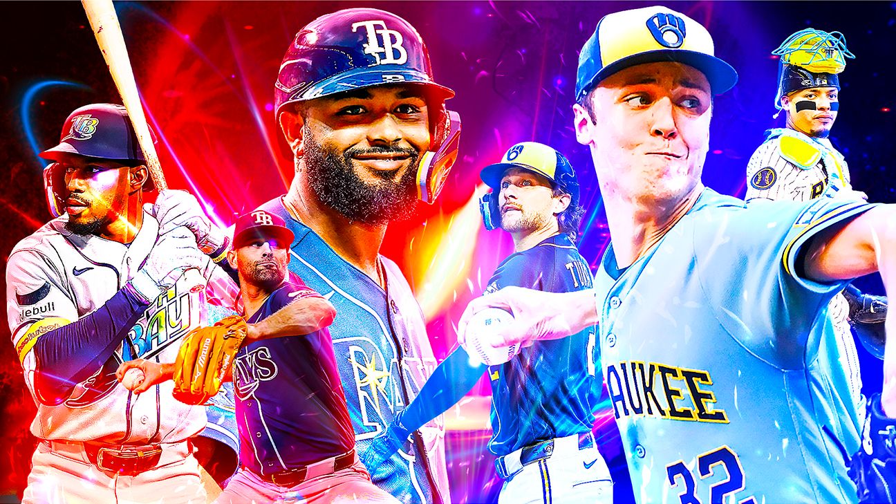 ESPN image for Ranking top players in Brewers-Rays World Series - ESPN