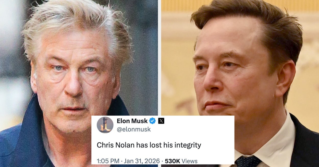 Buzzfeed image for Alec Baldwin Had The Perfect Response To Elon Musk’s Criticism Of Christopher Nolan - BuzzFeed