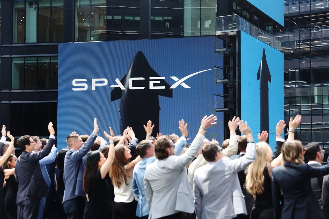 Bloomberg image for SpaceX IPO Left Korea Broker With No Shares on Misunderstanding - Bloomberg.com
