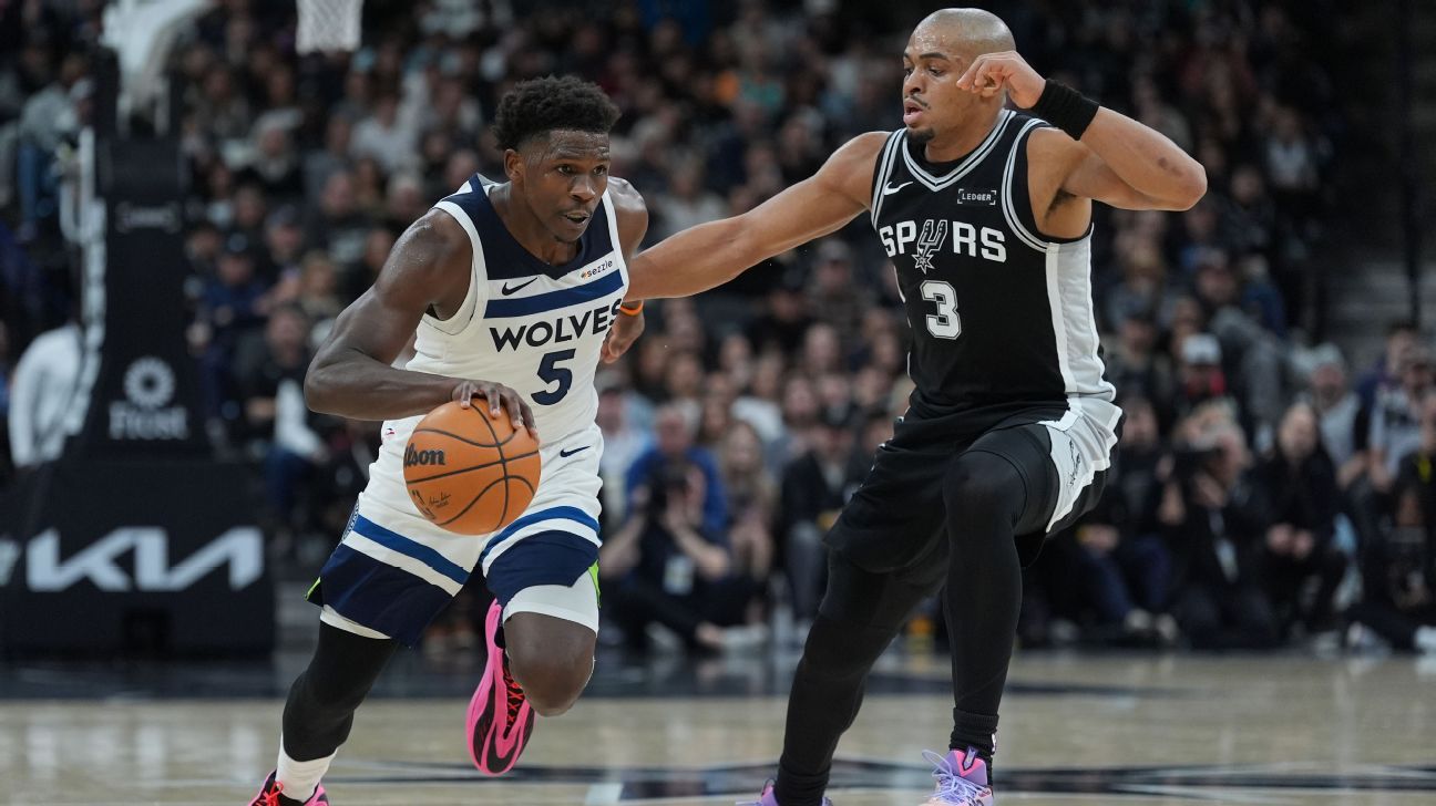 ESPN image for Sources: Timberwolves expect Anthony Edwards to play in Game 1 - ESPN