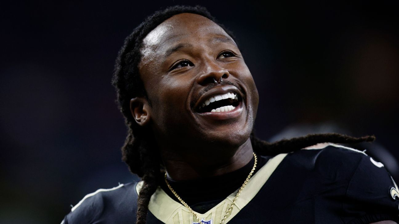 ESPN image for Alvin Kamara's status with the Saints? 'We're getting close' - ESPN