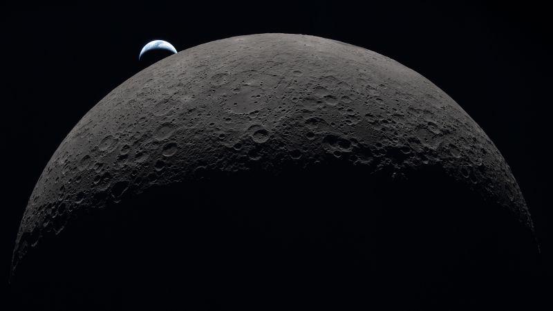 CNN image for The moon’s ancient magnetic field has long puzzled scientists. A buried rock could offer new clues - CNN