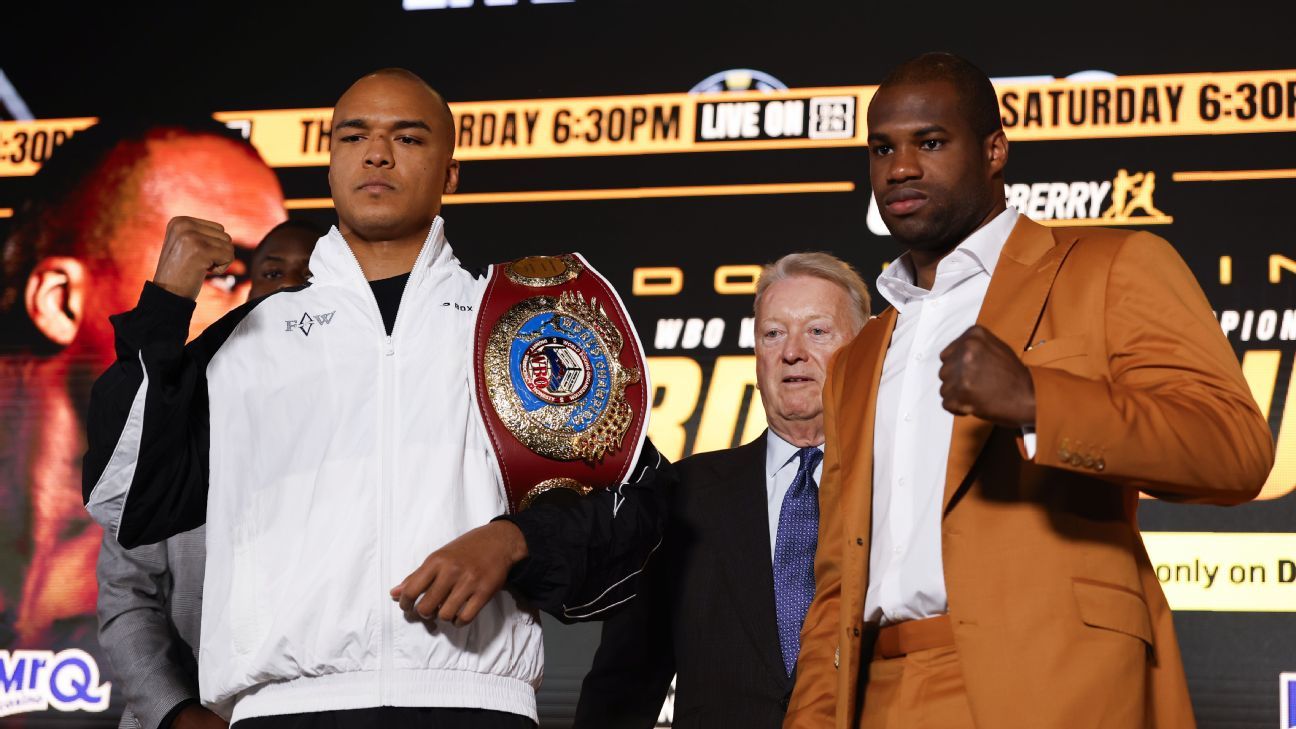 ESPN image for Fabio Wardley vs. Daniel Dubois LIVE: Latest updates, results, analysis from heavyweight title bout - ESPN