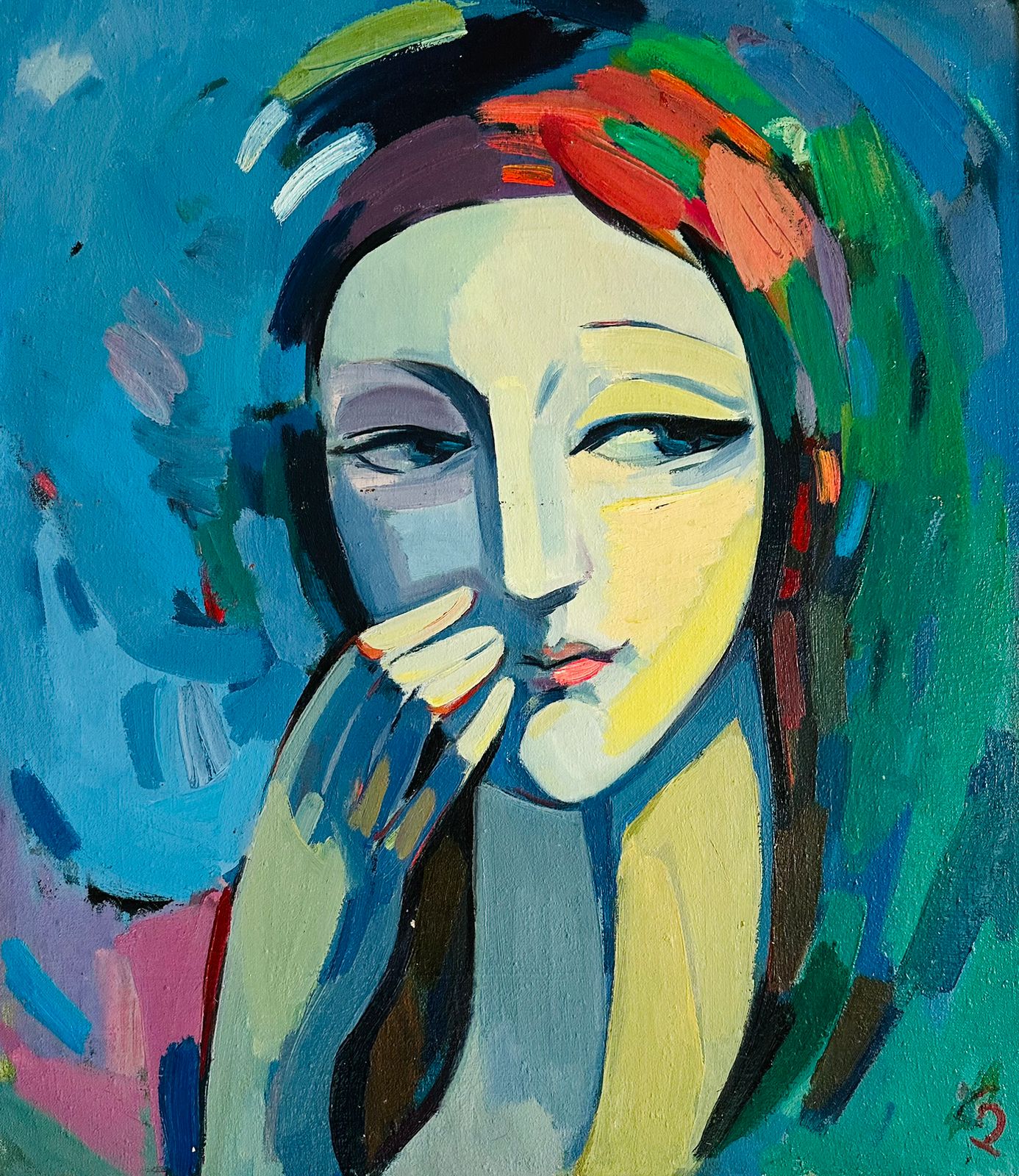 Весна, Мгер Чатинян — Масло, холст, 80 × 70 см