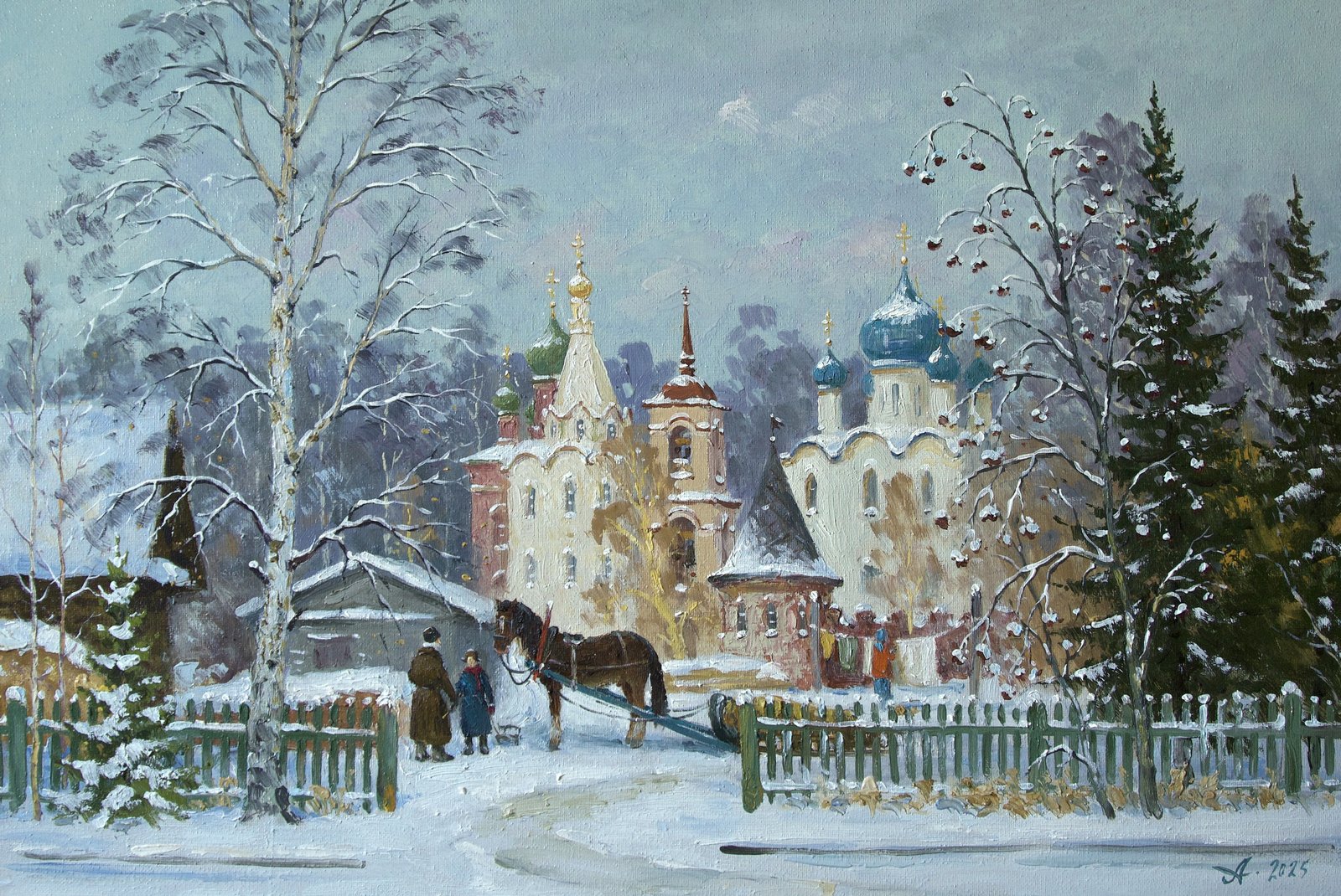 Переславль, Александр Александровский — Масло, холст, 40 × 60 см