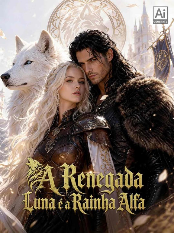 Capa de A Renegada Luna é a Rainha Alfa