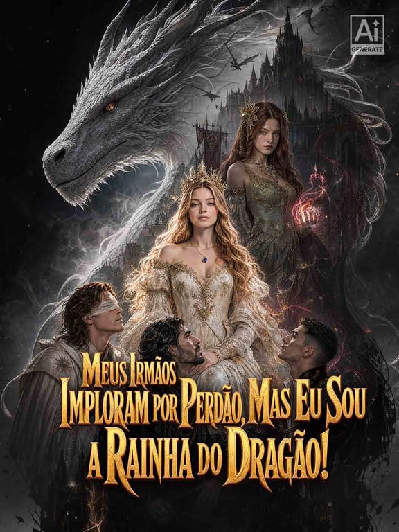 Capa de Meus Irmãos Imploram por Perdão, Mas Eu Sou a Rainha do Dragão!