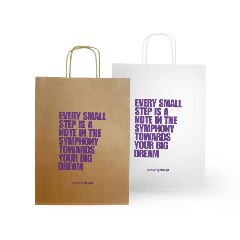 sydra sacos de papel 24 x 32 x 11 cm