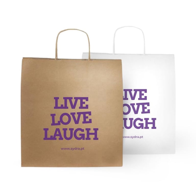 sydra sacos de papel 31 x 32 x 20 cm