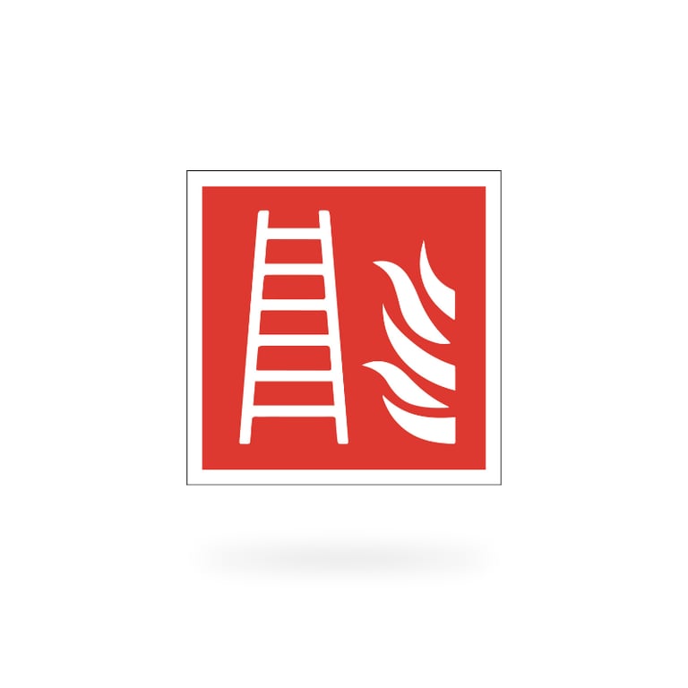 Sinal de Escada de Incêndio