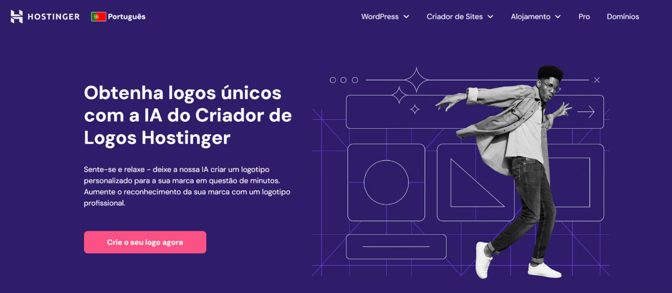 Criador de Logotipos Hostinger