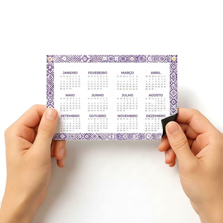 calendário magnético