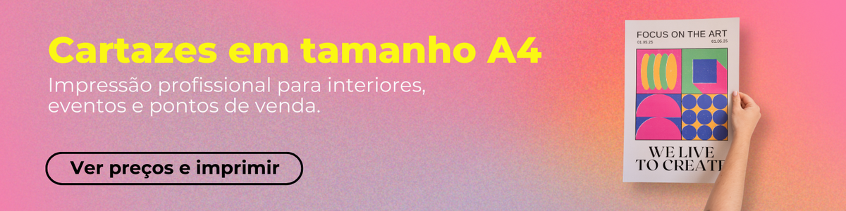 tamanho A4 cartazes imprimir