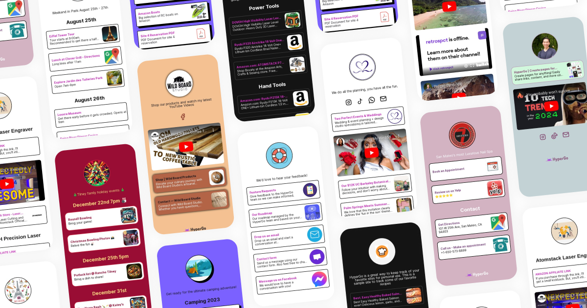 HyperGo | Create pages for anything