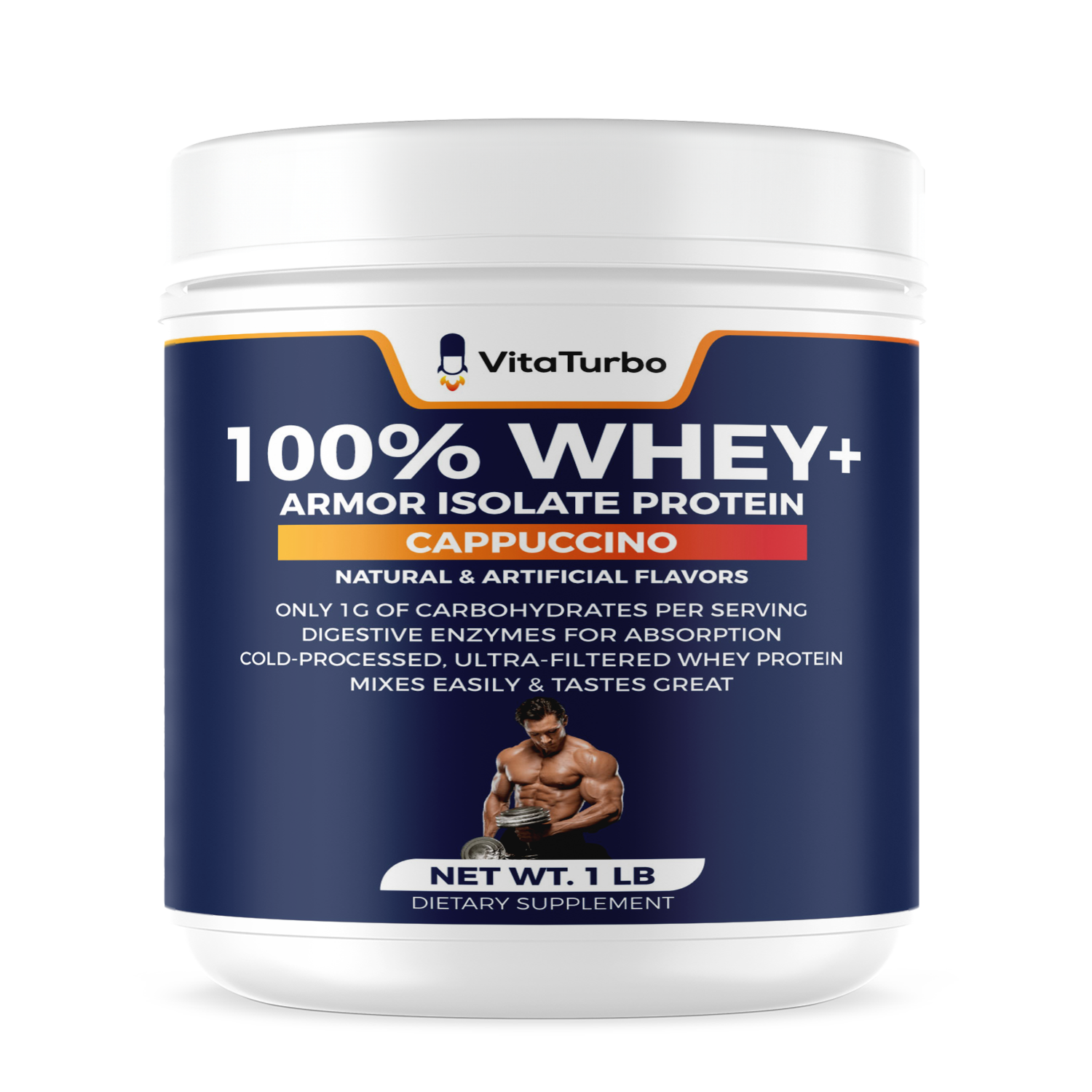 100% Whey+ Armor Isolate Protein<br>(Cappuccino)</br>