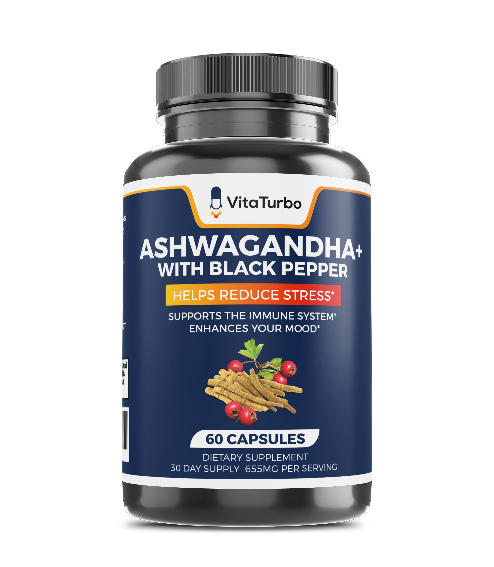Ashwagandha+ with Black Pepper