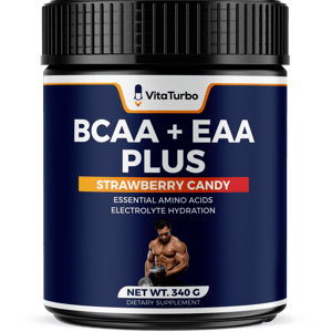 BCAA + EAA Plus<br>(Strawberry Candy)</br>